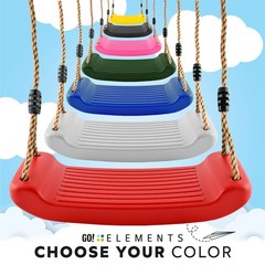 Kids Indoor/Outdoor Swing Seat | Adjustable Non-Slip Durable Plastic Replacement