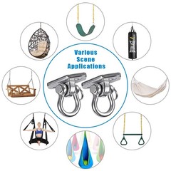 Hammock Chair Hanging Kit Swing Ceiling Mount, Heavy Duty Swing Hanger Hook, …