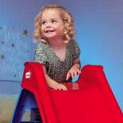 Light-Up First Slide for Kids Indoors/Outdoors , Red