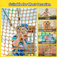 Kids Climbing Net – 3.3FT x 9.9FT Heavy Duty Playground Safety Mesh, Jungle Gym