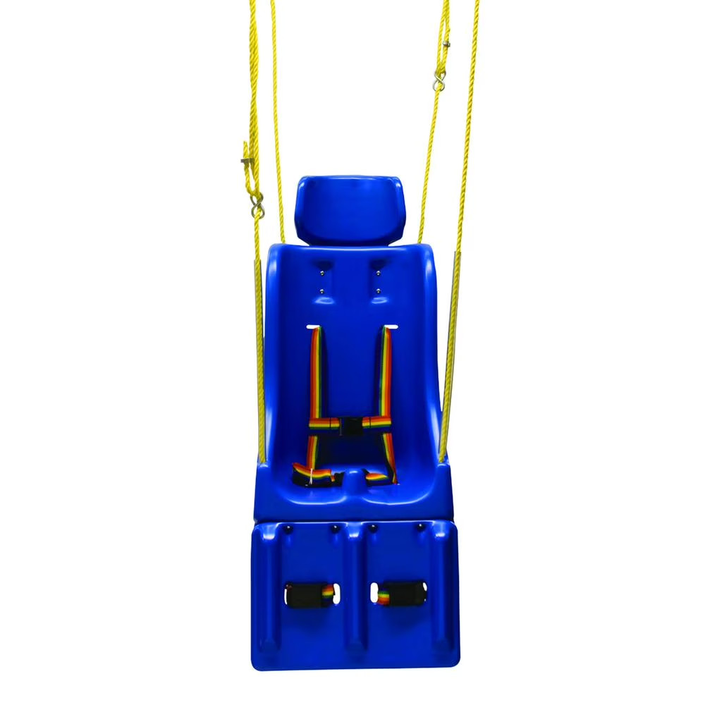 Full Support Swing Seat with Pommel, Complete with Head and Leg Rest, Large (Adu