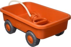 Vibrant Orange Kids Wagon – BPA-free Outdoor Toy with Ergonomic Handle