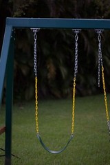 New Bounce Swing Seat – Heavy Duty Rust-Proof Chain – Set of 2 – Green