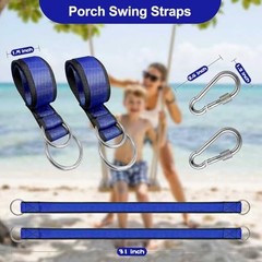 Dual Protection Tree Swing Straps with Backup Lifeline, 2500LB Capacity, Metal