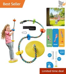 Children’s Tree Swing Nylon Seat Climbing Rope Set Playground Accessories