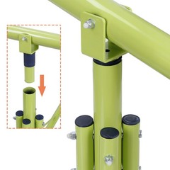Teeter Totter Sit and Spin Seesaw Heavy-Duty 360° Rotating Kids Outdoor Toys