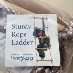 Hearthstone Sturdy Rope Ladder – New Unopened Package Ages 4+ Up To 125 Lbs