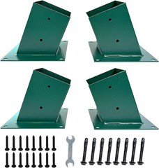 A-Frame Swing Brackets, 4X4 Base 4 Pcs (Inner Size 3.6″X3.6″) – Heavy Duty Swing