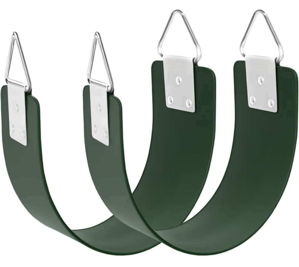 Swing Seat with Metal Triangle Ring 30.4 X 5.9 Inch, Heavy Duty Swing Set Pair