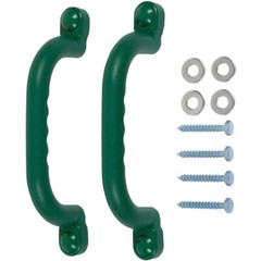 SWING SET STUFF 10″ PLAYGROUND HANDLES GREEN (PAIR) tree house backyard kid 0010