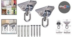 2 Pack Stainless Steel Ceiling Swing Hangers 1000 LB Capacity for Hammock Chair