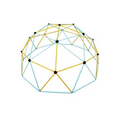 Uimoso 10FT Climbing Dome Geometric Jungle Gym for Kids Ages 3-10
