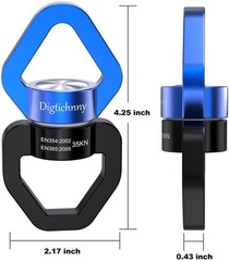 Portable Aluminum Swing Swivel Spinner for Trees and Hammocks – Easy Setup