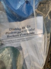 6 PACK OF SWING N SLIDE ROCK WALL Climbing American Ninja