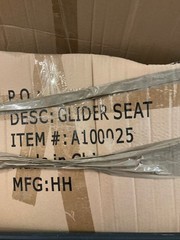 Backyard Discovery Green Plastic Glider Seat – Textured, Contoured Outdoor Playg