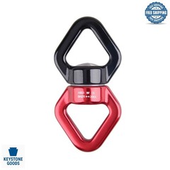 30 kN Heavy-Duty Tree Swing Swivel | Safe Aluminum Climbing Rope Device for K…