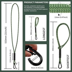 Heavy-Duty Tree Swing Ropes, 21” Hammock Strap Kit – 2 Pack
