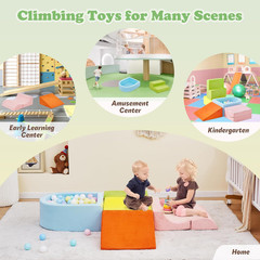 5-Piece Climbing Toys for Toddlers, Baby Foam Blocks,Toddler Climbing Toys Indoo