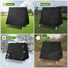 Outdoor Swing Cover, Waterproof and Heavy-duty, Cover for Patio A Frame Swing…