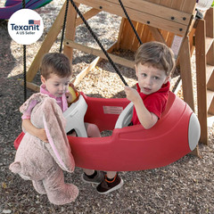 Step2 Rocket Swing for Two, Baby Outdoor Swing, outside Weather-Resistant Rope,