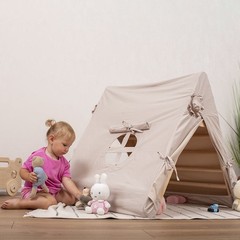 Montessori Climber Set Triangle Arch Ramp Tent Kids Indoor Play Gym Wooden