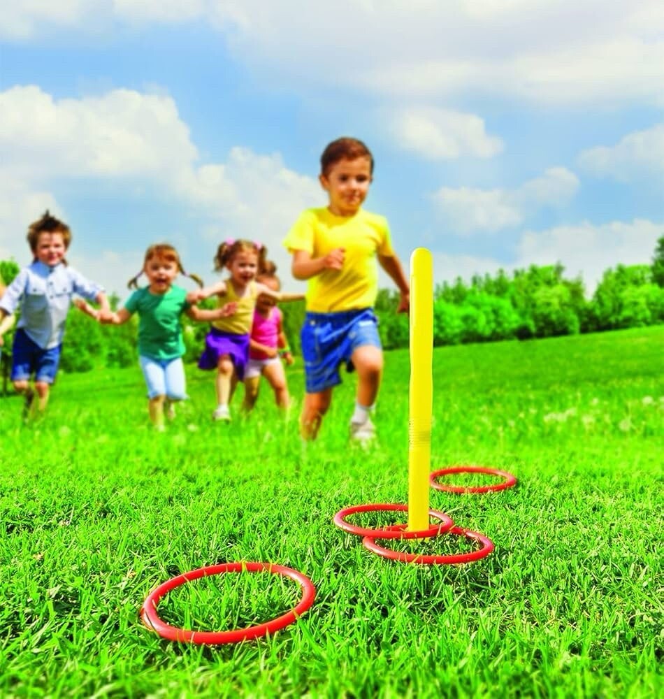 15 Piece Sizzlin Cool Ring Toss And Horseshoe Combo
