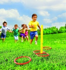 15 Piece Sizzlin Cool Ring Toss And Horseshoe Combo