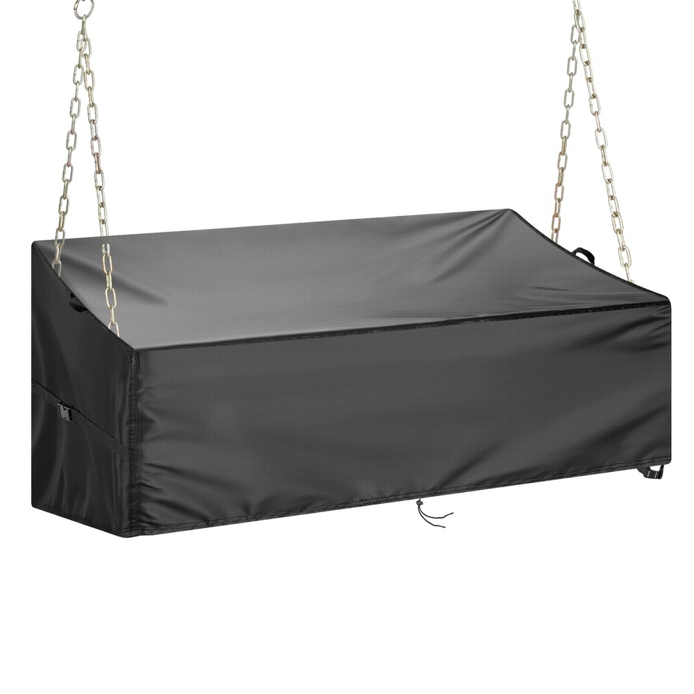 Porch Swing Cover,420D Outdoor Hanging Swing Covers,Waterproof Patio Swing-Co…