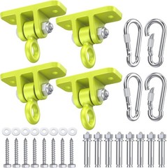 4 Pack Heavy Duty Swing Hangers 5000 lbs For Swings, Yoga Straps, Punching Bags