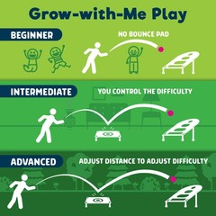 – Family Hop Shot – Outdoor Active Family Game – Dexterity On The Go Challeng…