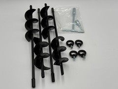 Ground Anchors Heavy Duty, Swing Set Anchor Kit 18 Inch 4 Pack Screw in Earth An