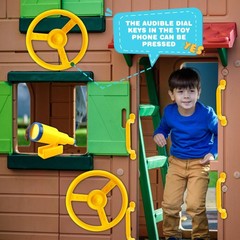 4 Pcs Kids Playground Accessories Playhouse Safety Handle Swingset Steering W…