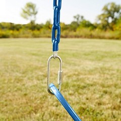 WS 4763 Heavy Duty Swing Seat Set of Outdoor Playground Swings Pack of 2 Blue