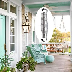 Porch Swing Springs Heavy Duty – 1600Lbs Silver Hammock Chair Spring,Hanger Ceil