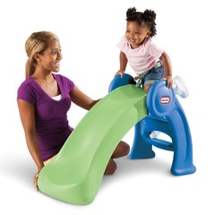 Junior Play Slide Green/Blue, 5 ft or less