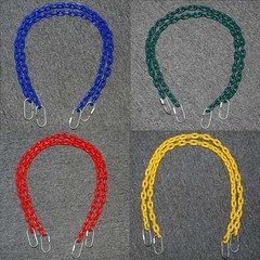 Playkids (2) 40″ Fully Coated Swing Set Chains for Playground Play set – Green