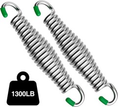 Heavy Duty Porch Swing Springs – 1400 LBS, 304 Stainless Steel,for Hammock, S