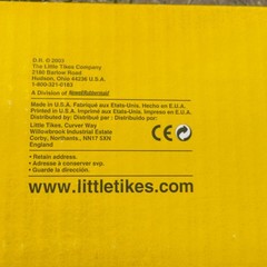New Little Tikes Blue Swing Set Seat 4205 Yellow Rope Chain Tree Vtg 2003 USA