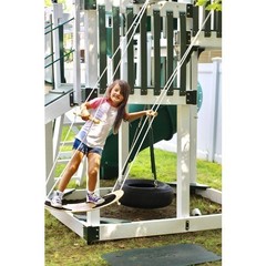 Swingset Conversion Bracket Green No Tree Required Swing Set Attachment