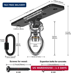 Dolibest Heavy Duty Swing Hanger, Swing Set Accessorie with Carabiner for Indoor
