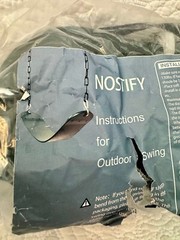 Nostify Outdoor Sensory Therapy Outdoor Swing (Green) NIB