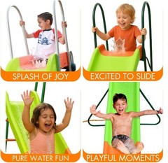10 Ft. Outdoor Big Backyard Freestanding Swing Set Playground Plastic Slide