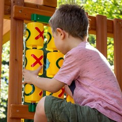 Swing Set Tic Tac Toe Spinner Panel, Yellow