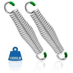 2Pack Premium Porch Swing Springs,1300lb Heavy Duty Springs, Rust Resistant S…