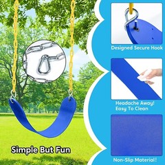 Durable Anti-Slip Swing Seat Replacement Kit for Kids Playground