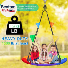 Stainless Steel Hanger with Smooth Swing Bearings, Heavy Duty 180°+360° Swivel S