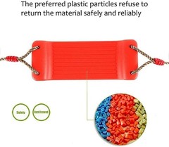 New! Faruxue Plastic Swing Seat Set for Kids , Garden Non-Slip Swing Board with