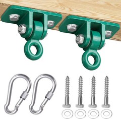 2400 lb Capacity Heavy Duty Swing Hangers for Wooden Sets Playground Porch In…