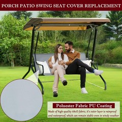 Suaetiai Porch Patio Swing Seat Cover Replacement, 680D Thickened Waterproof …