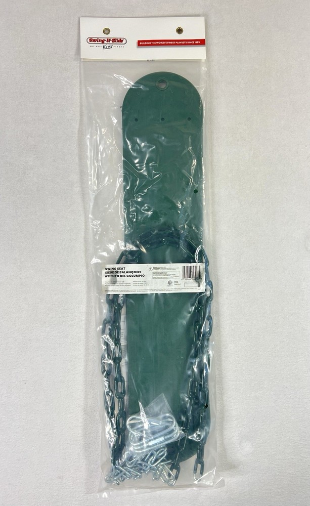 Swing Seat Swing N Slide Playground Playset Oval Belt Swing with Chain Green New